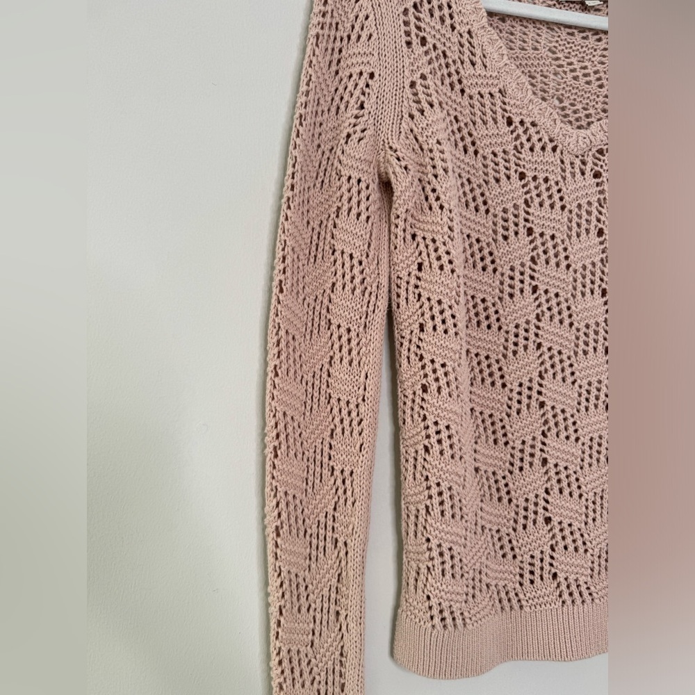 Loft Open Knit Sweater - Picture 2 of 7